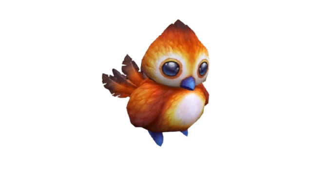 Декор Mechanically Indistinguishable Pepe Модель оранжевой птицы Пепе