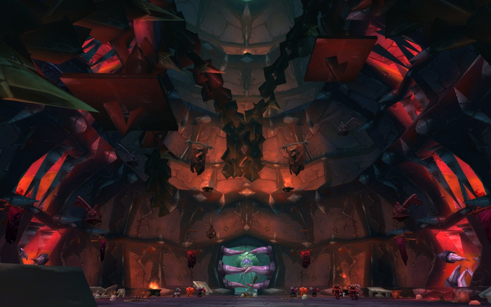 Красный зал подземелья Кузня Крови в World of Warcraft Подземелья и рейд дополнения The Burning Crusade